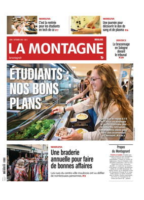Cover of La Montagne (Moulins)