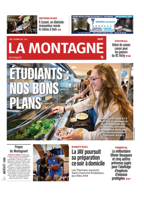 Cover of La Montagne (Vichy)
