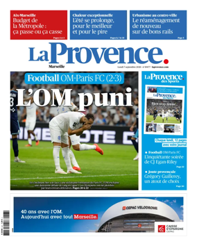Cover of La Provence Marseille