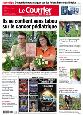 Cover of Le Courrier de l’Ouest (Deux-Sevres)