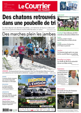 Cover of Le Courrier de l’Ouest (Nord Anjou)
