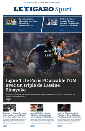 Cover of Le Figaro Sport