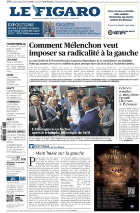 Cover of Le Figaro