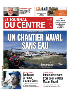 Cover of Le Journal du Centre