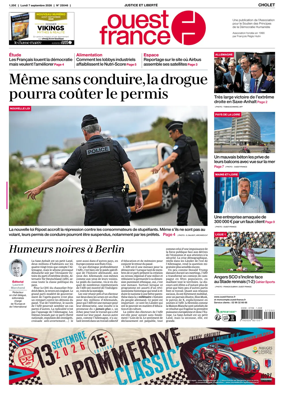 Cover of Ouest France (Cholet)