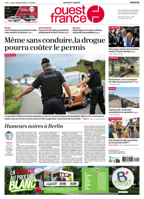Cover of Ouest France (Manche)