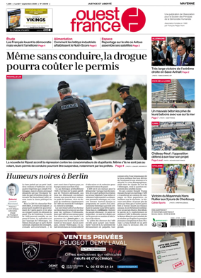 Cover of Ouest France (Mayenne)