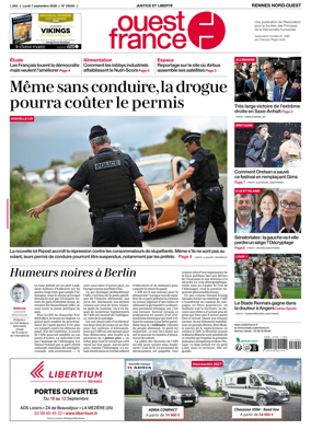Cover of Ouest-France (Rennes Nord-Ouest)