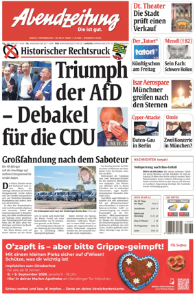 Cover of Abendzeitung Munchen