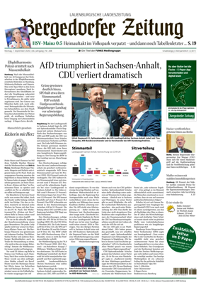 Cover of Bergedorfer Zeitung