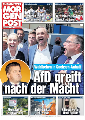 Cover of Chemnitzer Morgenpost