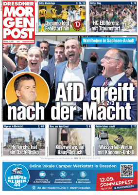 Cover of Dresdner Morgenpost