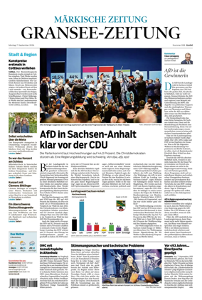 Cover of Gransee-Zeitung