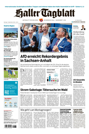 Cover of Haller Tagblatt