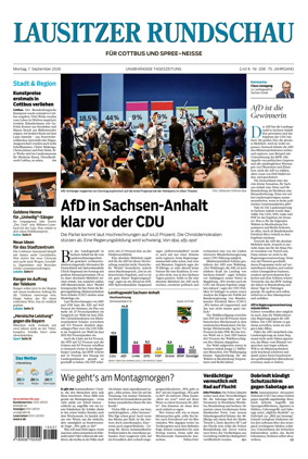 Cover of Lausitzer Rundschau
