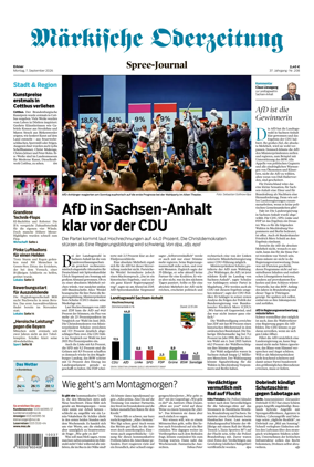 Cover of Markische Oderzeitung Erkner