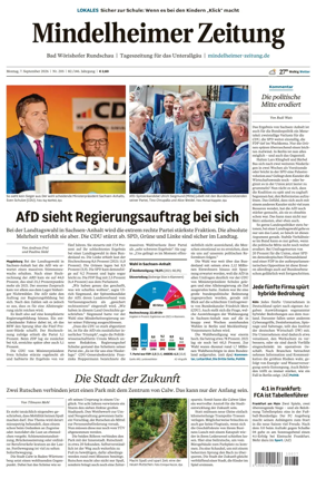 Cover of Mindelheimer Zeitung