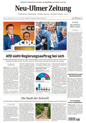 Cover of Neu-Ulmer Zeitung