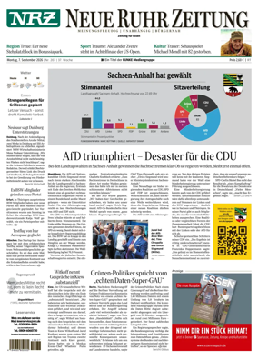 Cover of Neue Rhein Zeitung (Essen)