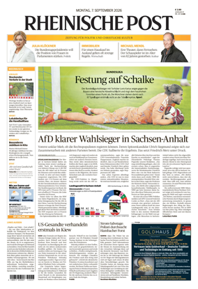 Cover of Rheinische Post Duesseldorf Meerbusch