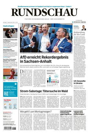 Cover of Rundschau fur den Schwabischen Wald – Der Kocherbote