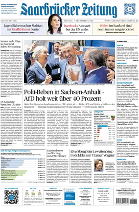 Cover of Saarbruecker Zeitung
