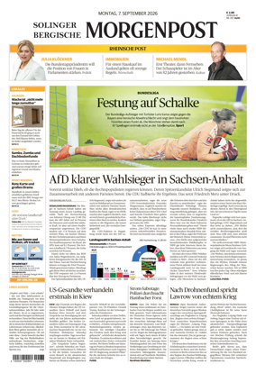 Cover of Solinger Bergische Morgenpost/Remscheid