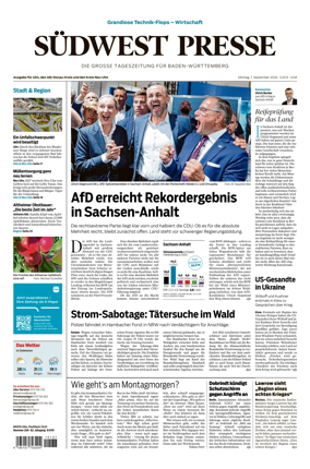 Cover of Sudwest Presse
