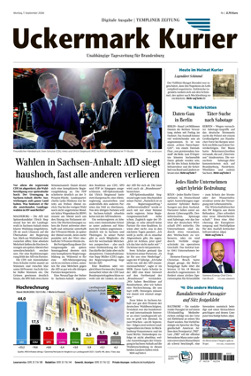 Cover of Templiner Zeitung
