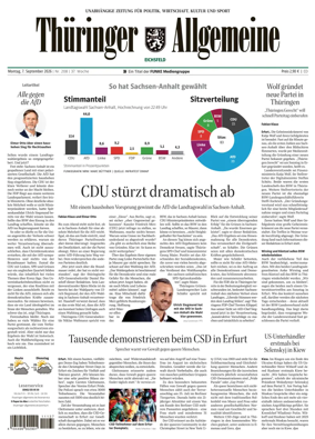 Cover of Thuringer Allgemeine (Eichsfeld)