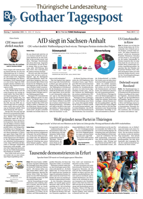 Cover of Thuringische Landeszeitung (Gotha)
