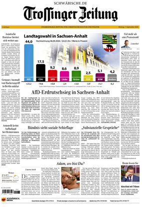 Cover of Trossinger Zeitung