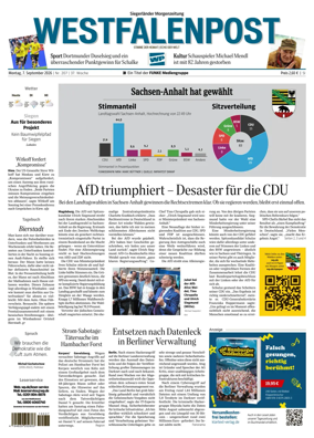 Cover of Westfalenpost (Siegen)