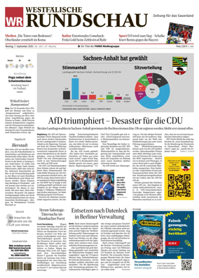 Cover of Westfalische Rundschau (Arnsberg)