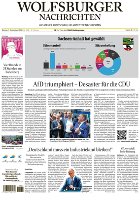 Cover of Wolfsburger Nachrichten (Wolfsburg-Gifhorn)