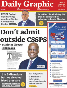 Cover of Daily Graphic