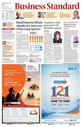 Cover of Business Standard