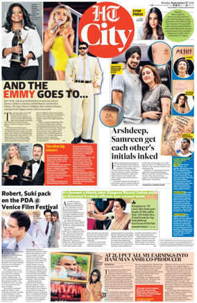 Cover of Hindustan Times (Chandigarh) - City