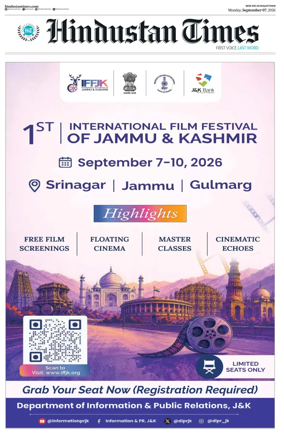 Cover of Hindustan Times ST (Jaipur)