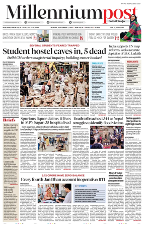 Cover of Millennium Post