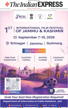 Cover of The Indian Express