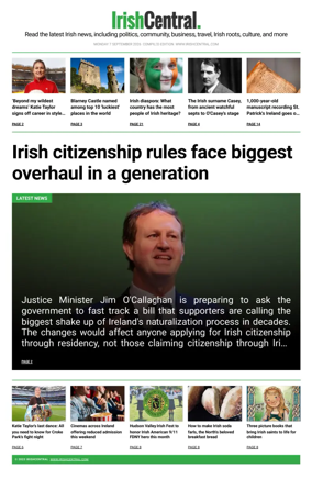 Cover of Irish Central