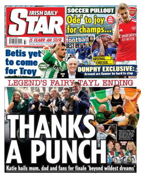 Cover of Irish Daily Star
