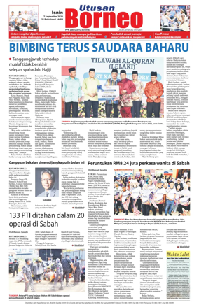 Cover of Utusan Borneo (Sabah)