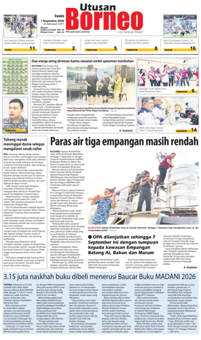 Cover of Utusan Borneo (Sarawak)