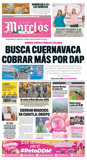 Cover of Diario de Morelos