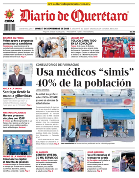 Cover of Diario de Queretaro