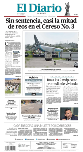 Cover of El Diario de Juarez