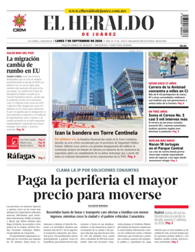 Cover of El Heraldo de Juarez