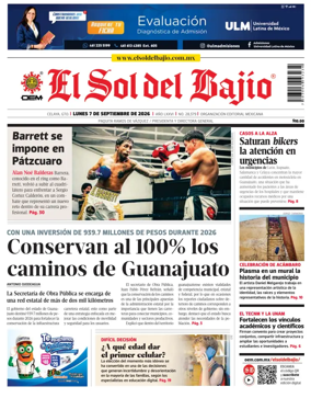 Cover of El Sol de Bajio